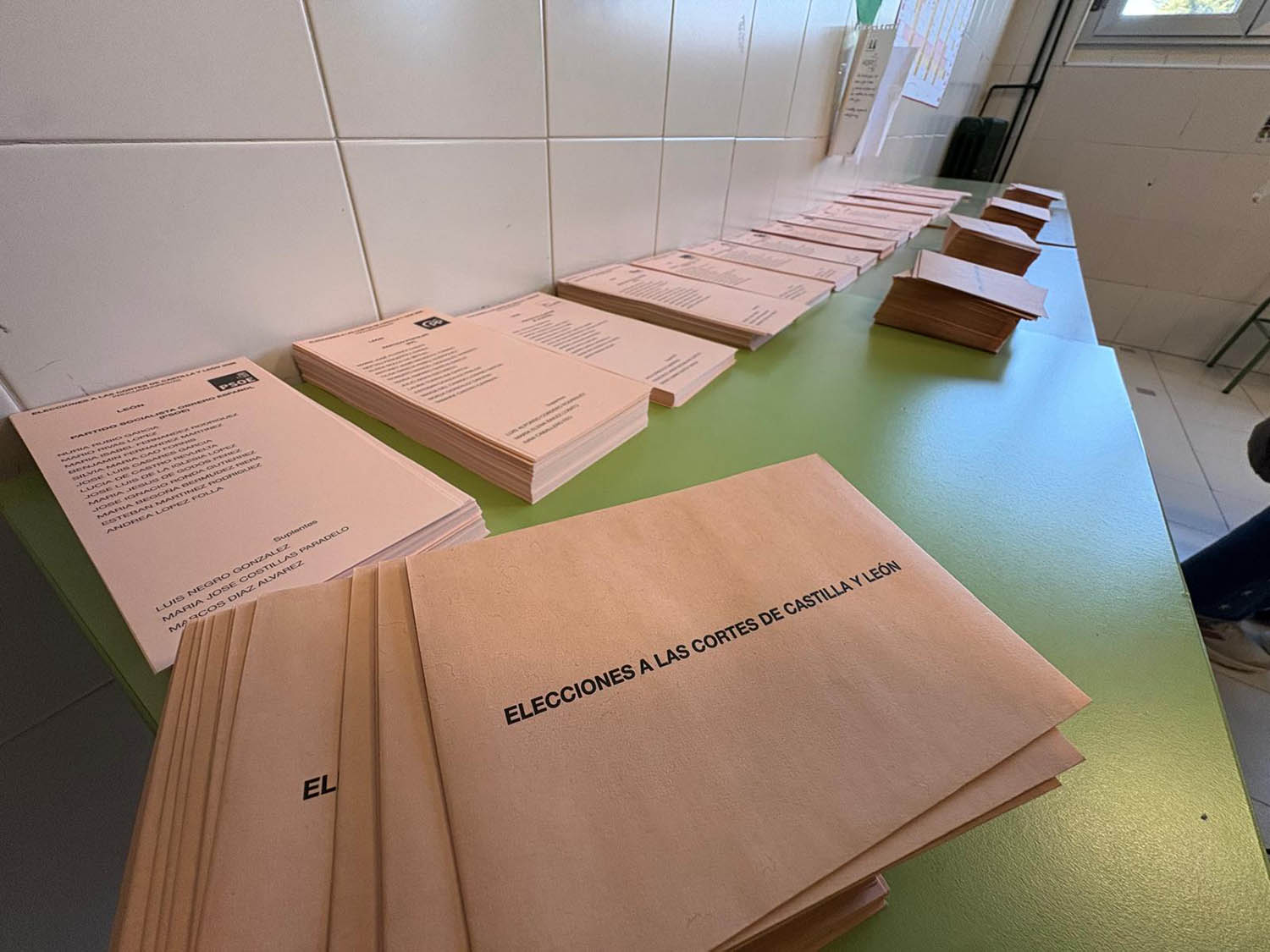 Votaciones en El Bierzo