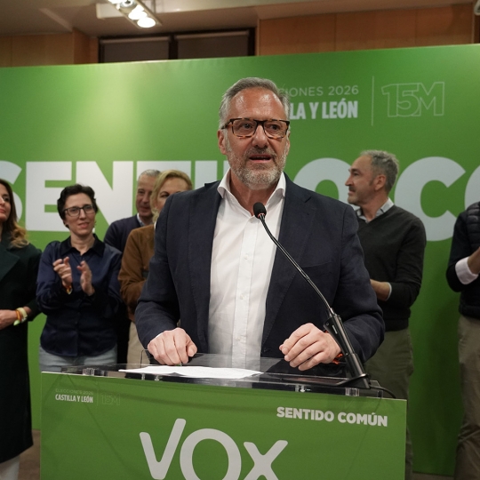 Pollán (Vox): “Andalucía no influirá en la negociación con el PP en Castilla y León” Pollán (Vox): “Andalucía no influirá en la negociación con el PP en Castilla y León”