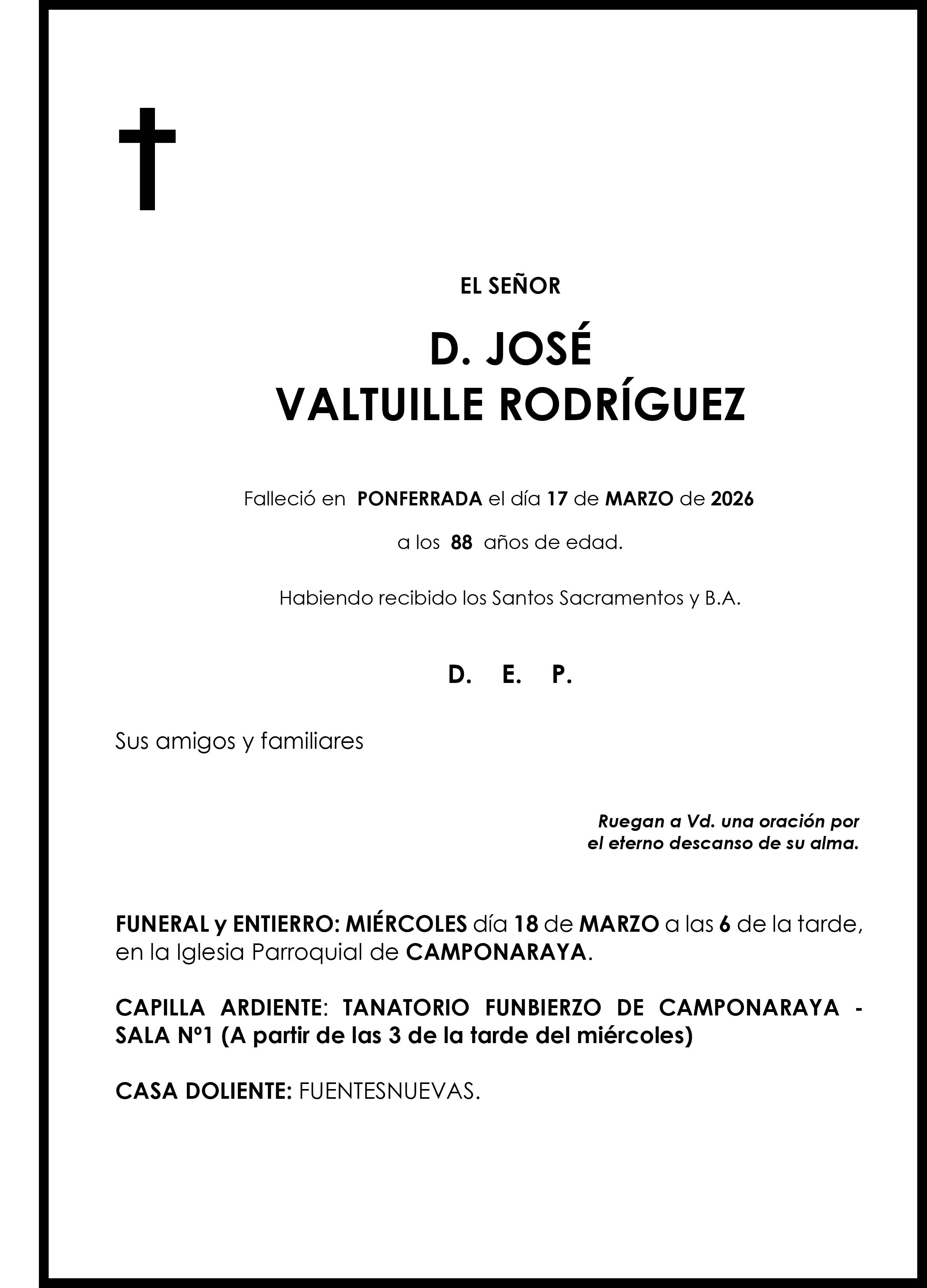 JOSE VALTUILLE RODRIGUEZ