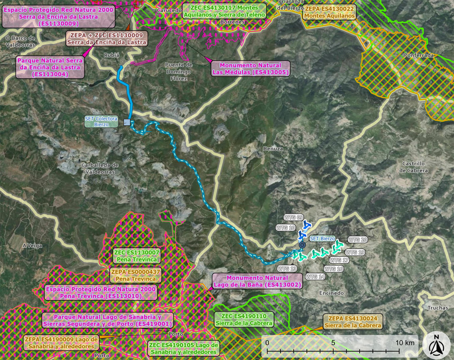 Parques eólicos Bierzo Wind I y Bierzo Wind II