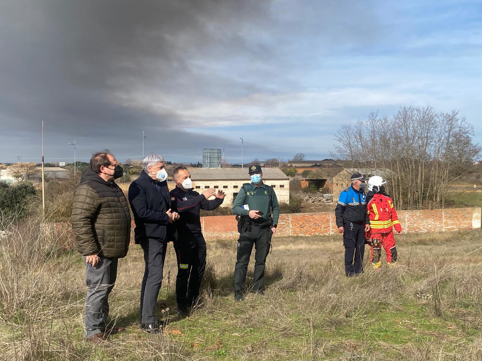 Incendio nave La Bañeza