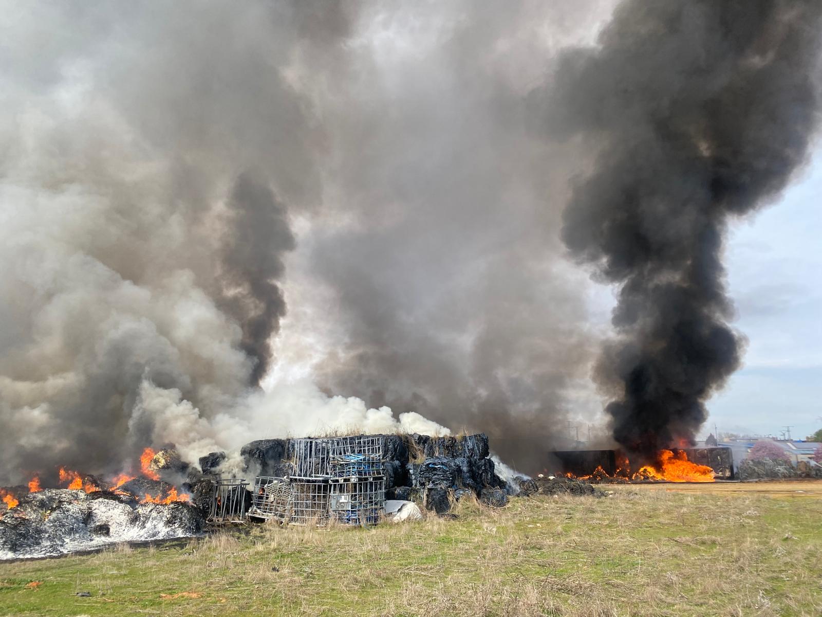 Incendio nave La Bañeza 