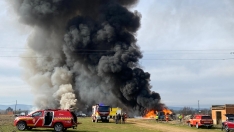 Incendio nave La Bañeza 