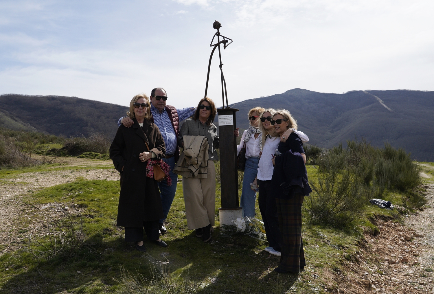 César Sánchez / ICAL. Homenaje al bombero forestal soriano, Nacho Rumbao, fallecido el 17 de agosto en Espinoso de Compludo (Ponferrada), durante las labores de extinción del incendio de Llamas de Cabrera 