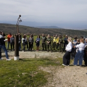 César Sánchez / ICAL. Homenaje al bombero forestal soriano, Nacho Rumbao, fallecido el 17 de agosto en Espinoso de Compludo (Ponferrada), durante las labores de extinción del incendio de Llamas de Cabrera 