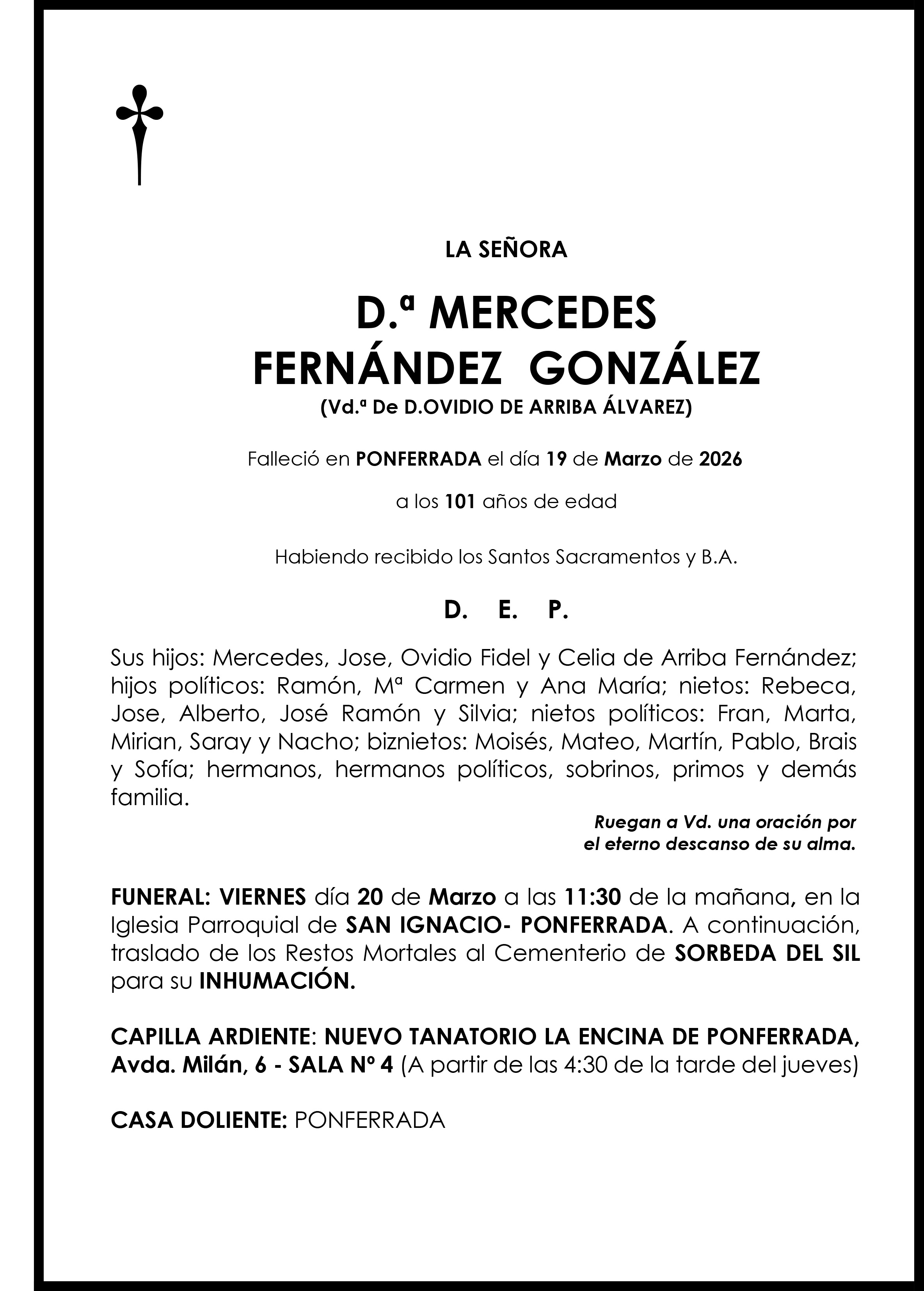 MERCEDES FERNANDEZ GONZALEZ