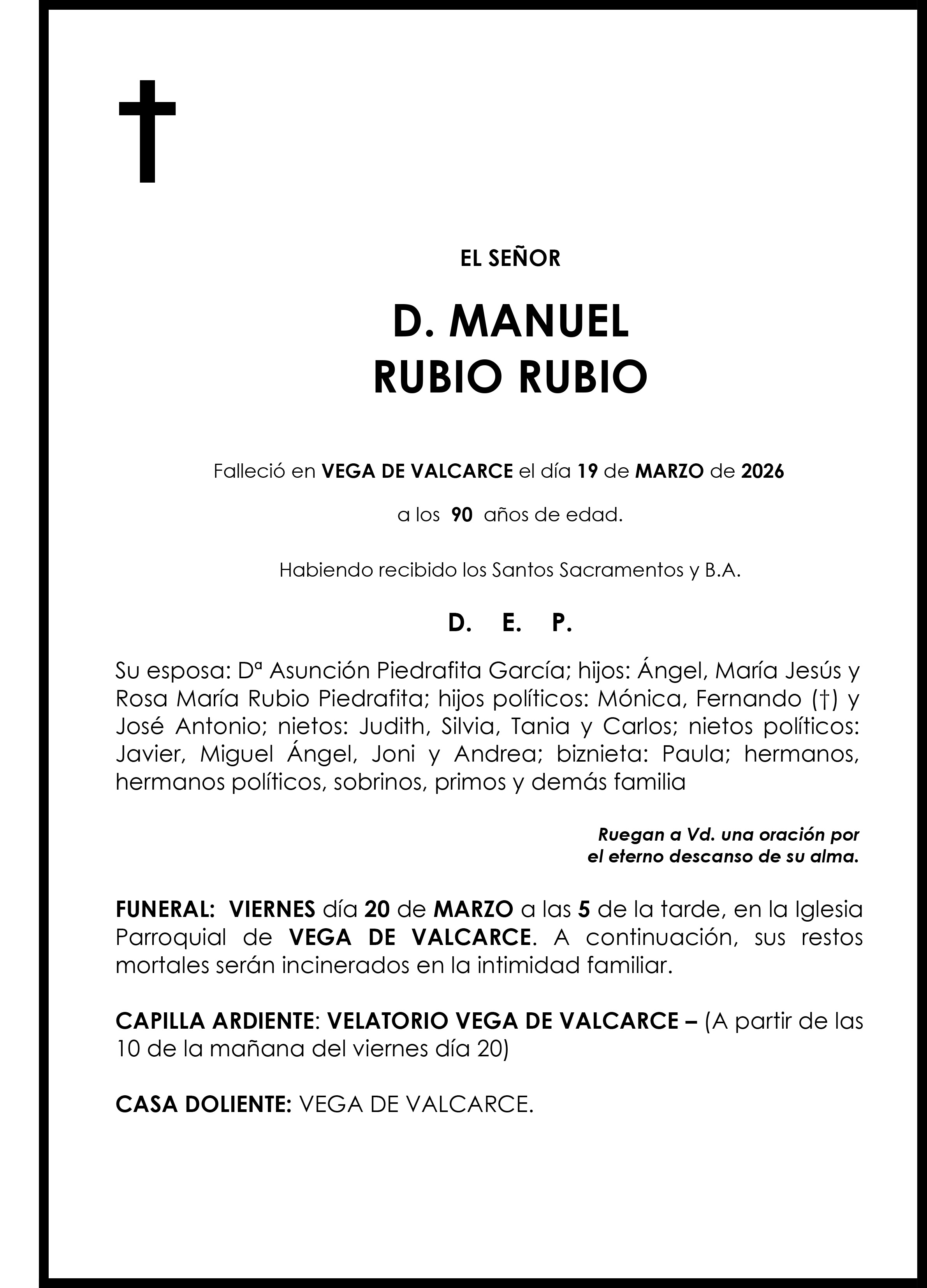 MANUEL RUBIO RUBIO