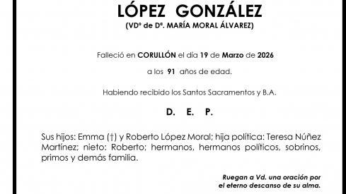 URBANO LÓPEZ GONZÁLEZ