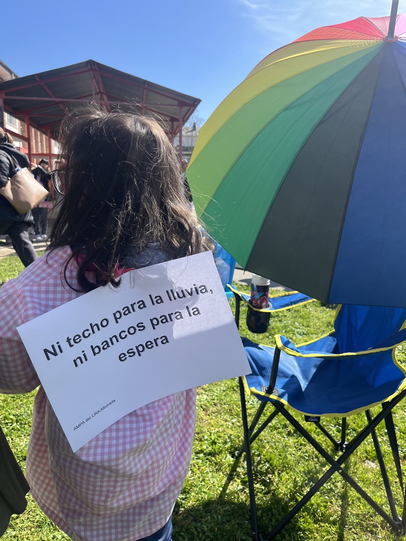 Picnic reivindicativo del colegio de Columbrianos (4)