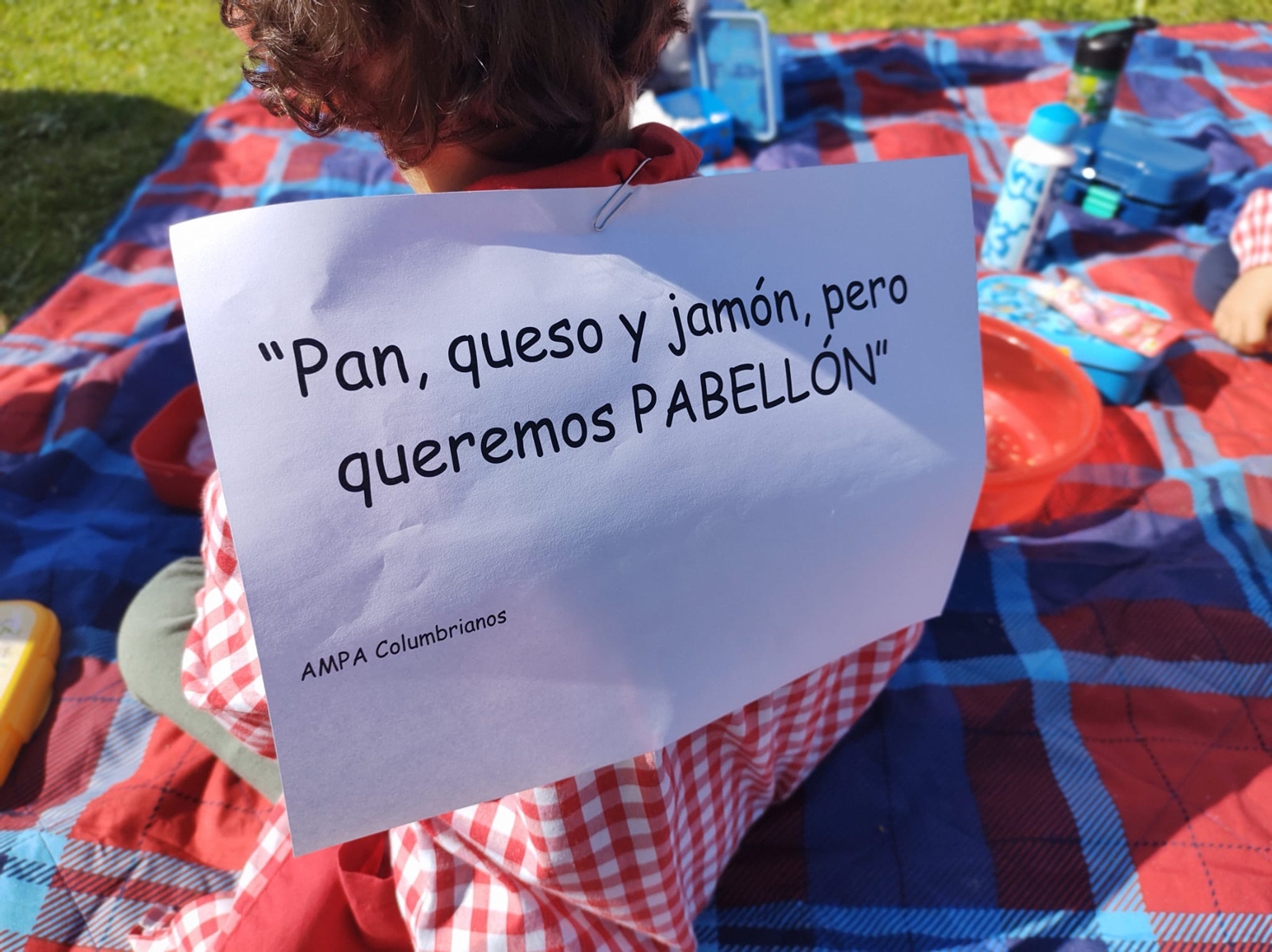 Picnic reivindicativo del colegio de Columbrianos (6)