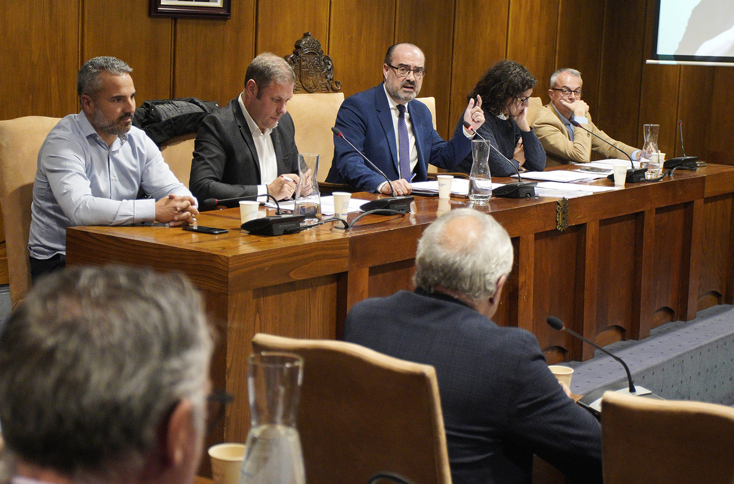 Foto archivo de un pleno del Ayuntamiento de Ponferrada. César Sánchez ICAL. El alcalde de Ponferrada, Marco Morala Foto archivo de un pleno del Ayuntamiento de Ponferrada. César Sánchez ICAL. El alcalde de Ponferrada, Marco Morala