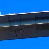 Fisura en el viaducto de El Estrecho AF2 Toral