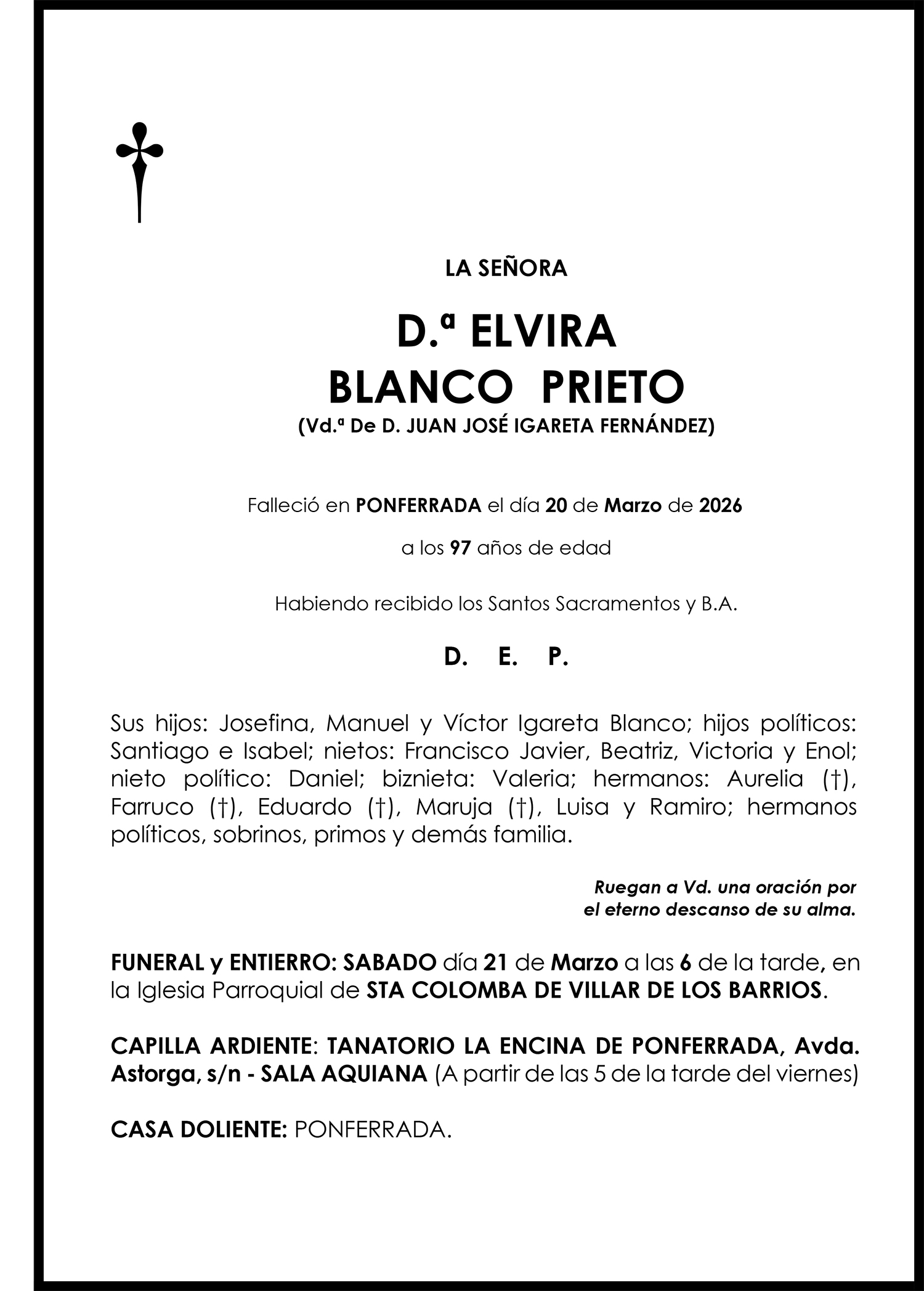 ELVIRA BLANCO PRIETO