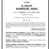 ELICIO RODRIGUEZ ARIAS ELICIO RODRIGUEZ ARIAS