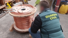 Desarticulada red de robos de cobre en León: Seis detenidos y 1.450 kilos recuperados
