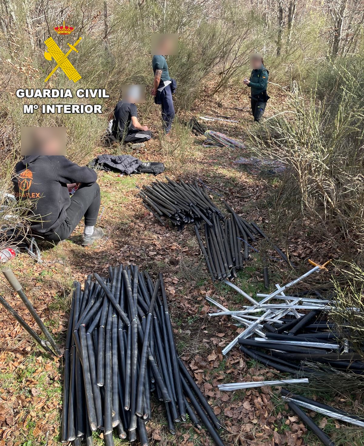 Desarticulada red de robos de cobre en León 