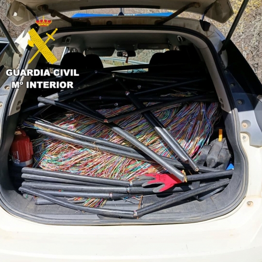 Desarticulada red de robos de cobre en León Desarticulada red de robos de cobre en León