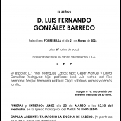 LUIS FERNANDO GONZALEZ BARREDO LUIS FERNANDO GONZALEZ BARREDO