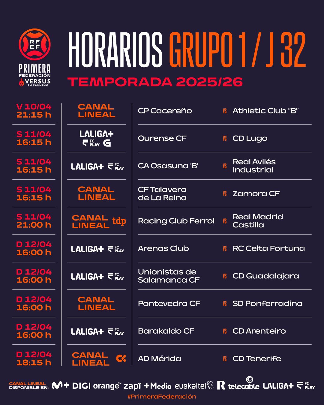 Horario Pontevedra Ponferradina Horario Pontevedra Ponferradina