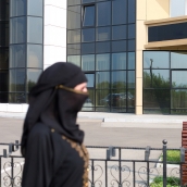 Niqab en una imagen de archivo. istock autor Alexey Emelyanov Niqab en una imagen de archivo. istock autor Alexey Emelyanov