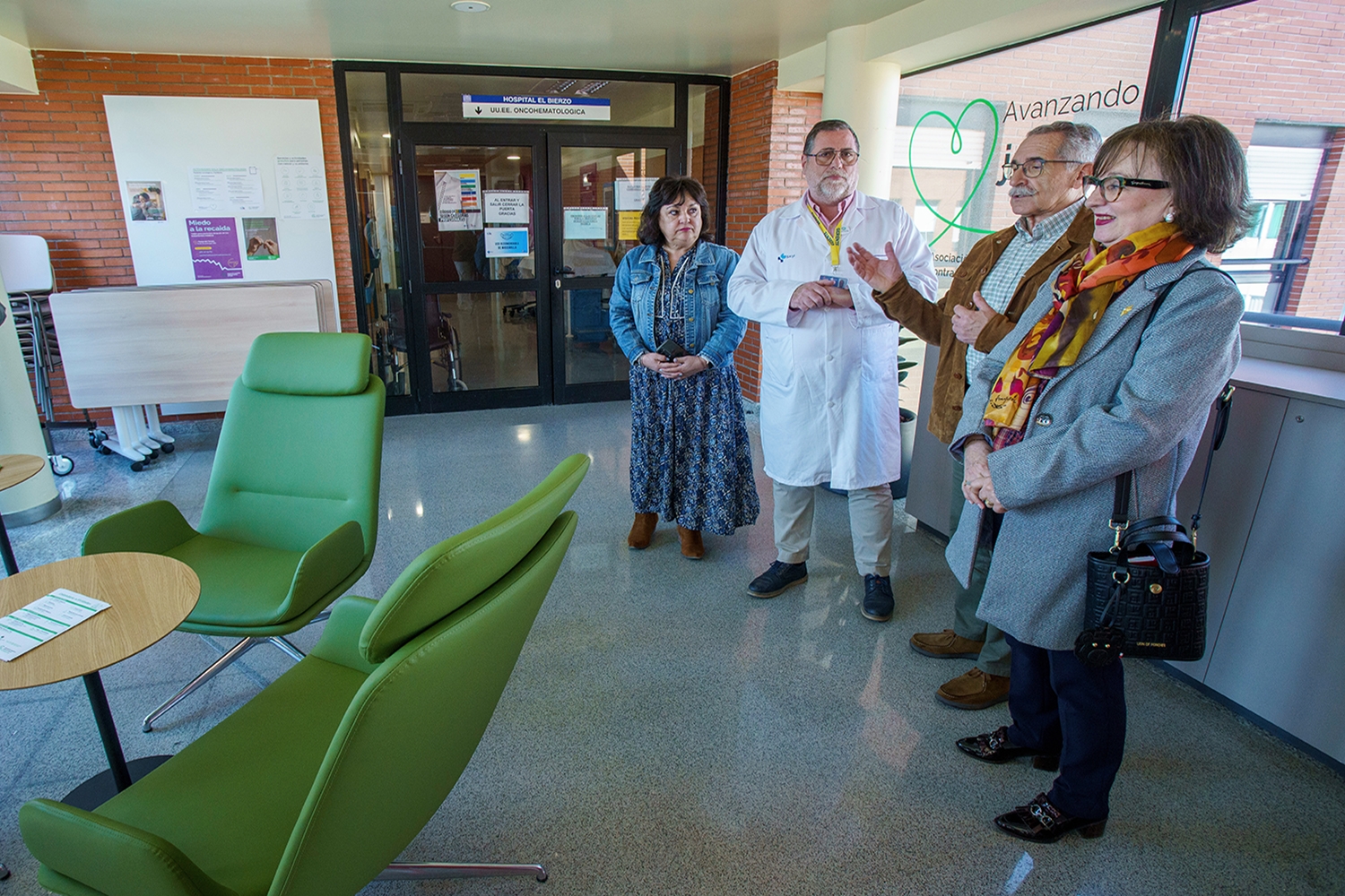 Inauguración de la Sala de Respiro de Oncohematología del Hospital de El Bierzo | César Sánchez / ICAL