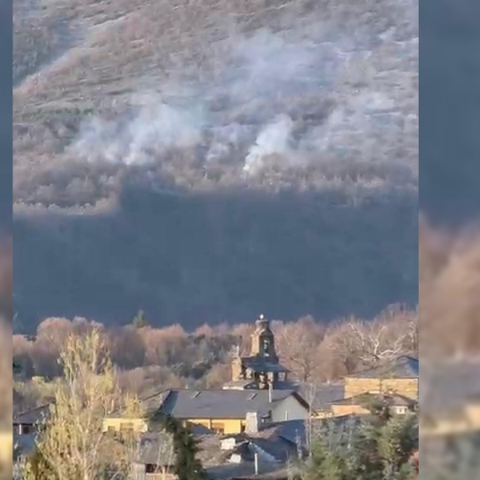 Fuego en Susañe del Sil 