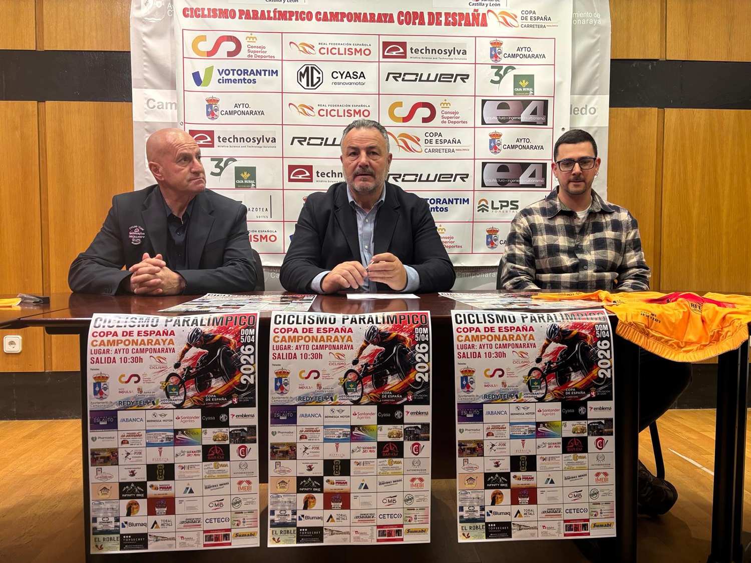 Presentación de la prueba de ciclismo paralímpico de Camponaraya