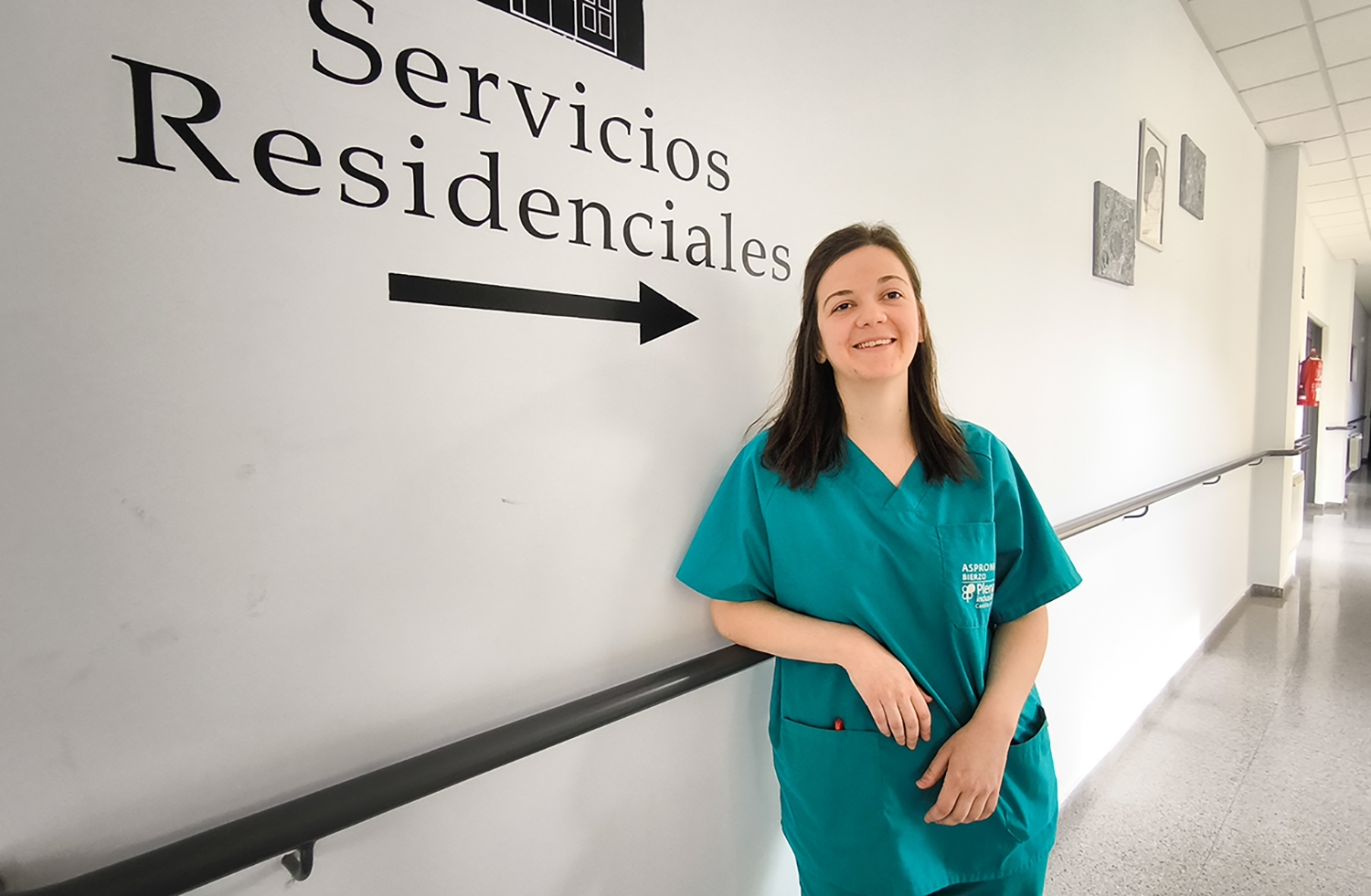 La fisioterapeuta de Asprona Bierzo, Eva Fernández Baró La fisioterapeuta de Asprona Bierzo, Eva Fernández Baró