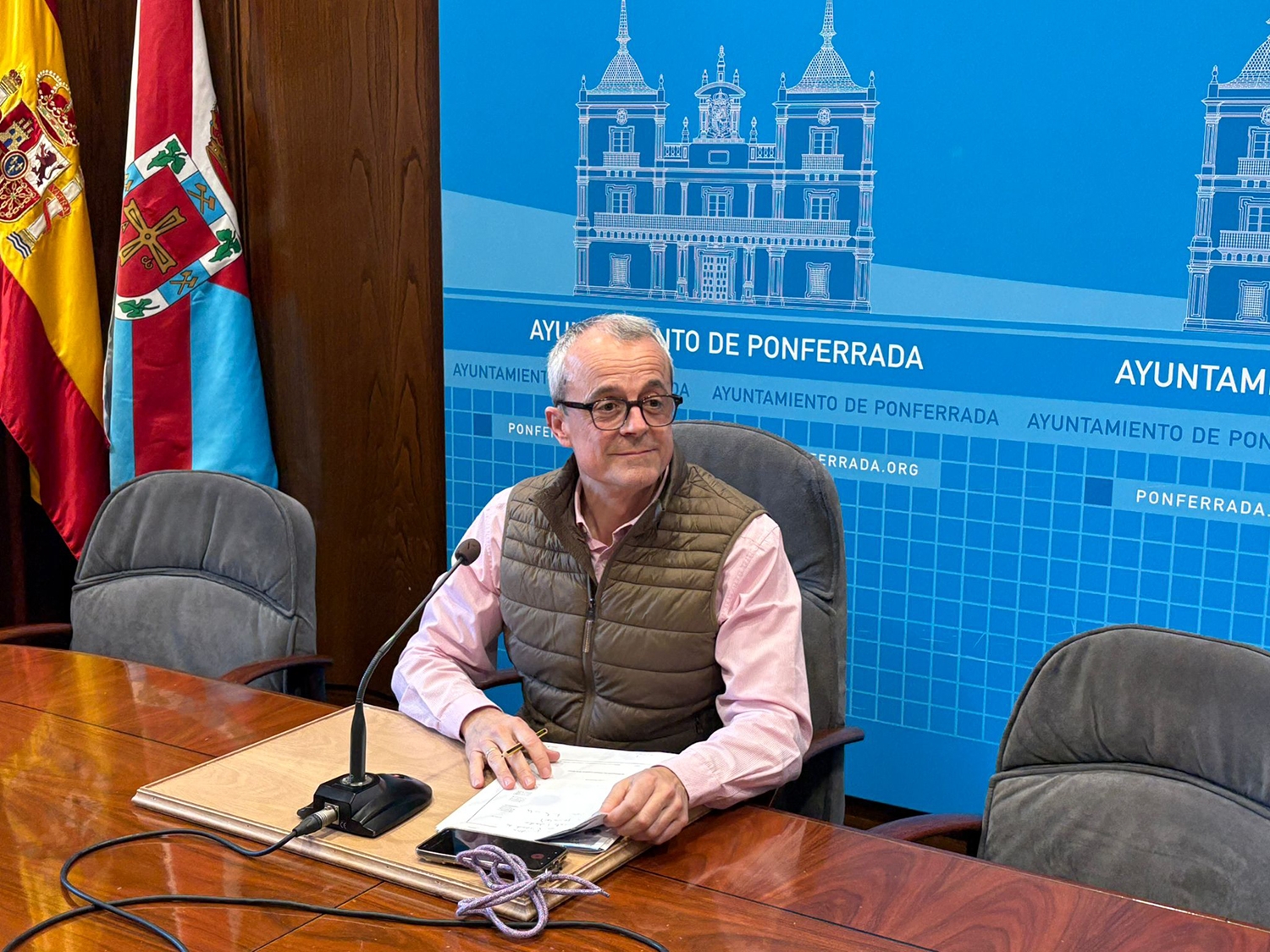 Luis Antonio Moreno durante la rueda de prensa Luis Antonio Moreno durante la rueda de prensa