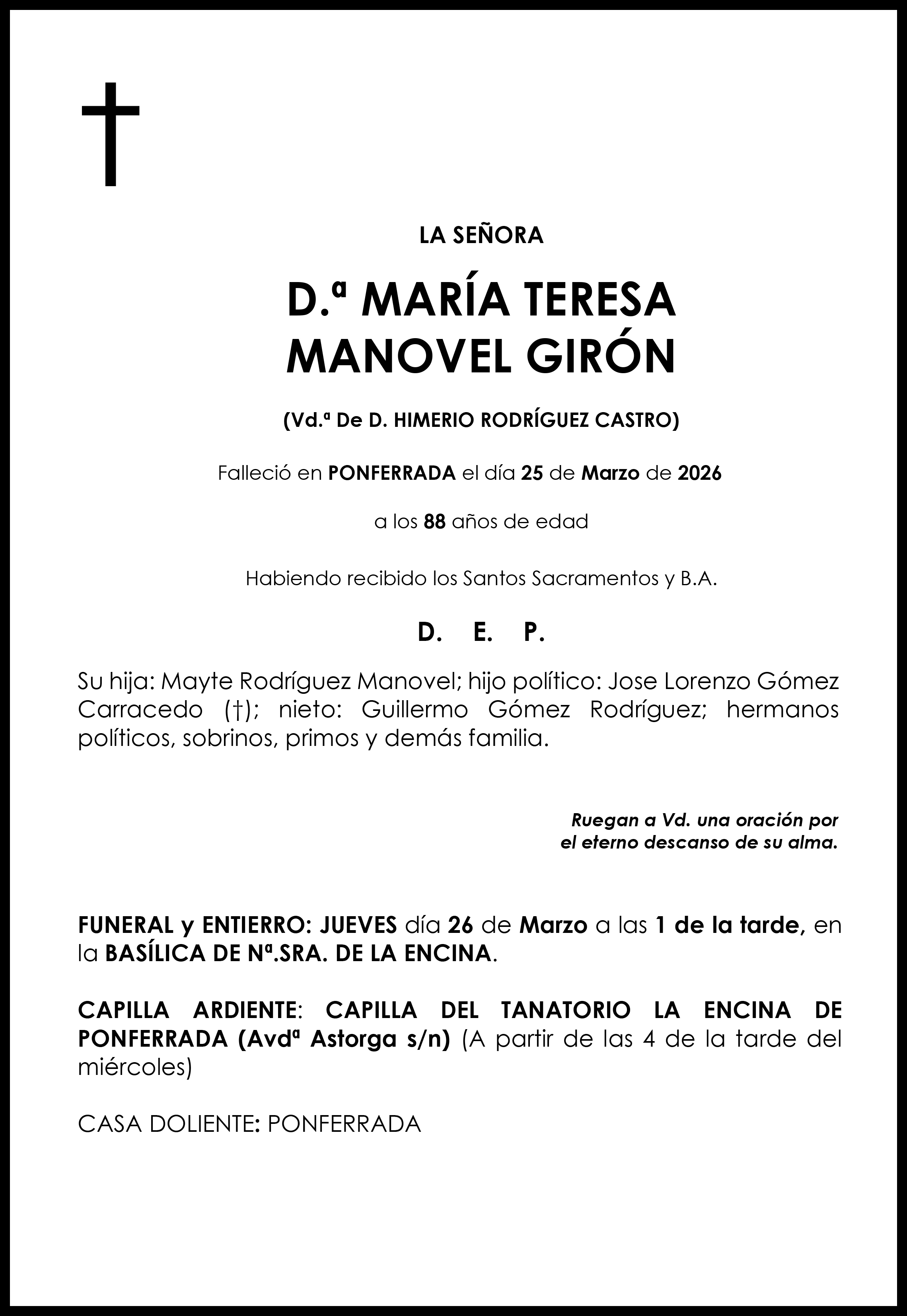 MARÍA TERESA MANOVEL GIRÓN