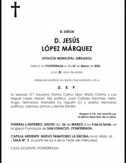 JESÚS LÓPEZ MÁRQUEZ