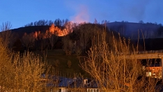 Incendio en Vega de Valcarce