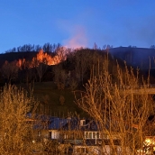 Incendio en Vega de Valcarce