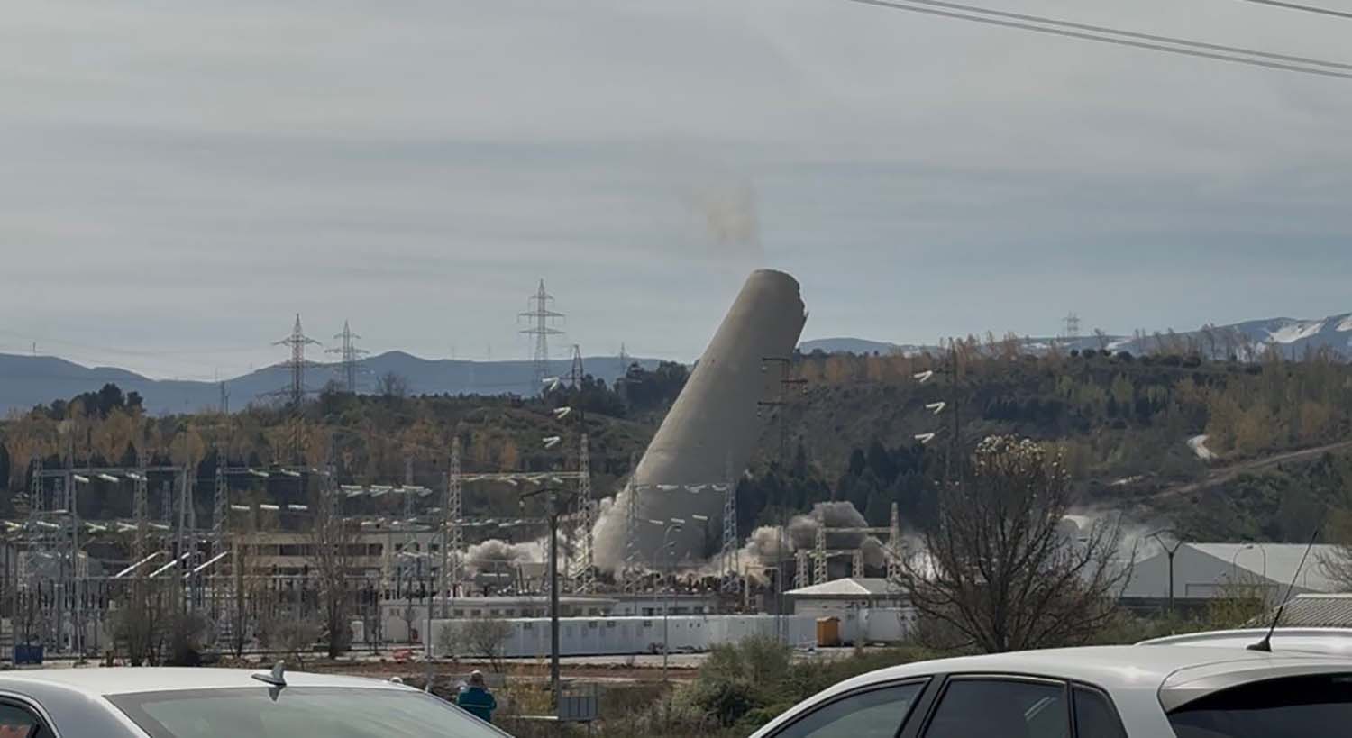 última voladura de Compostilla II 