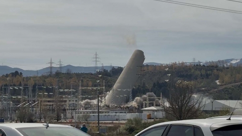 última voladura de Compostilla II 