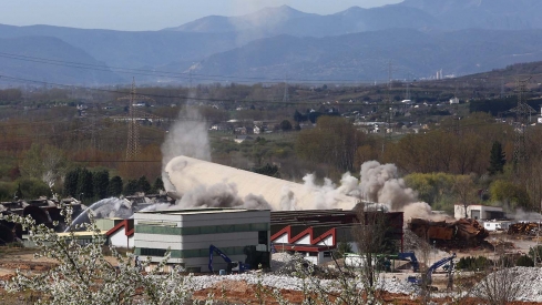 última voladura de Compostilla II 