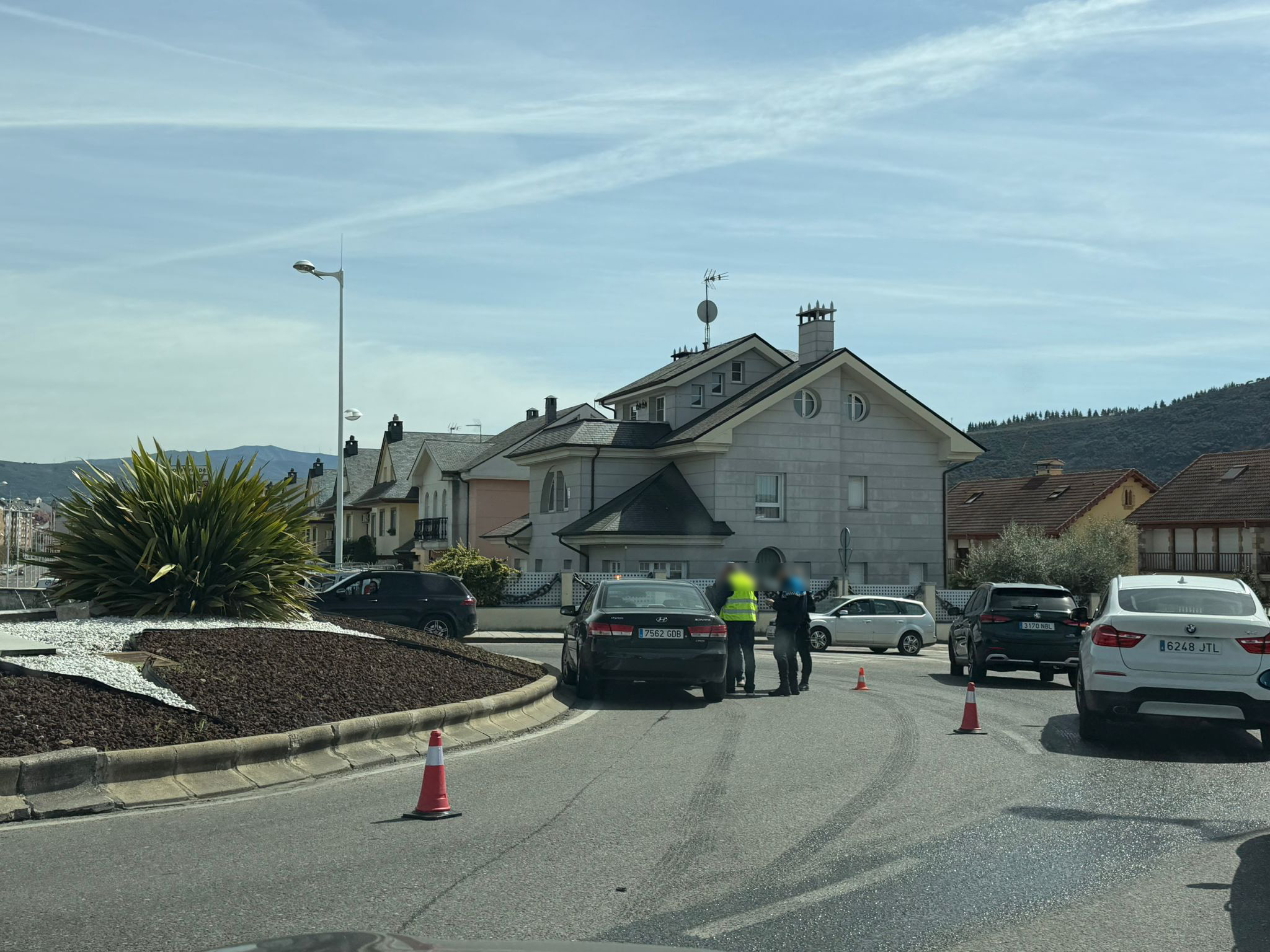 Accidente en Ponferrada durante este jueves