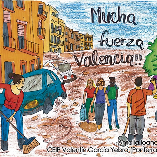 Amalia Ioana Mardare Concurso de Dibujo sobre Derechos Humanos del Defensor del Pueblo