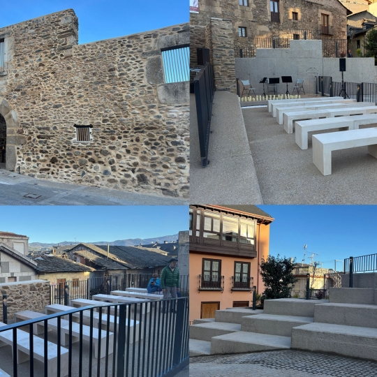 Nuevo ágora zona alta Ponferrada .