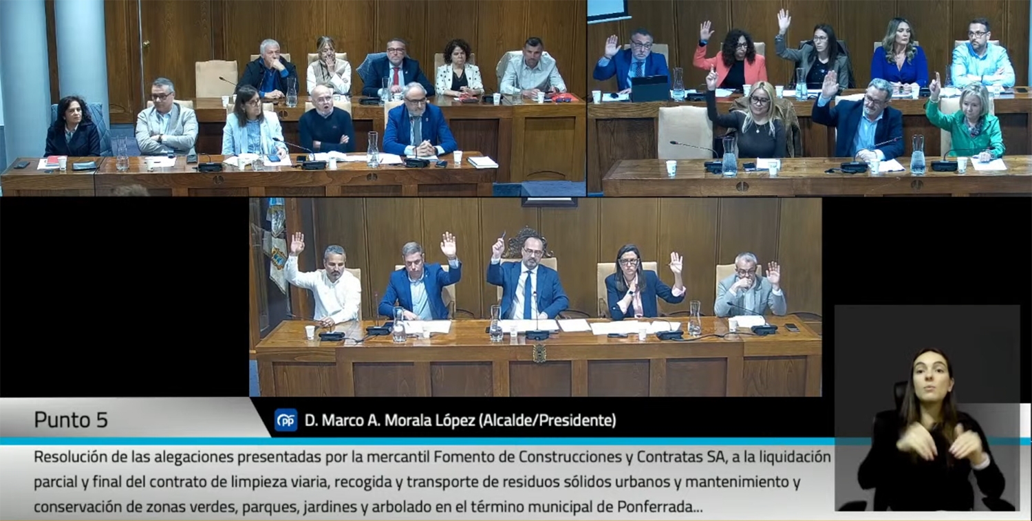 Aprobación de la liquidación de la deuda con FCC