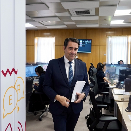 Miriam Chacón / ICAL. El consejero de Medio Ambiente, Vivienda y Ordenación del Territorio, Juan Carlos Suárez-Quiñones, presenta el balance del 1-1-2 junto a Irene Cortés, directora de la Agencia de Protección Civil y Emergencias de la Junta de Castilla y León Miriam Chacón / ICAL. El consejero de Medio Ambiente, Vivienda y Ordenación del Territorio, Juan Carlos Suárez-Quiñones, presenta el balance del 1-1-2 junto a Irene Cortés, directora de la Agencia de Protección Civil y Emergencias de la Junta de Castilla y León