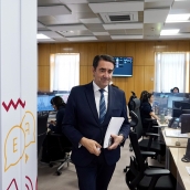 Miriam Chacón / ICAL. El consejero de Medio Ambiente, Vivienda y Ordenación del Territorio, Juan Carlos Suárez-Quiñones, presenta el balance del 1-1-2 junto a Irene Cortés, directora de la Agencia de Protección Civil y Emergencias de la Junta de Castilla y León