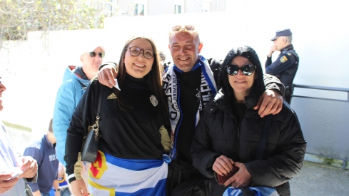 Llegada de aficionados a Ourense (26)