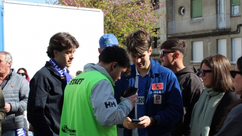 Llegada de aficionados a Ourense (34)