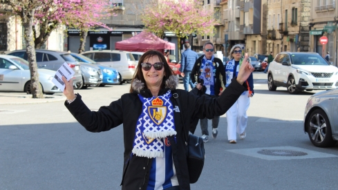Llegada de aficionados a Ourense (40)