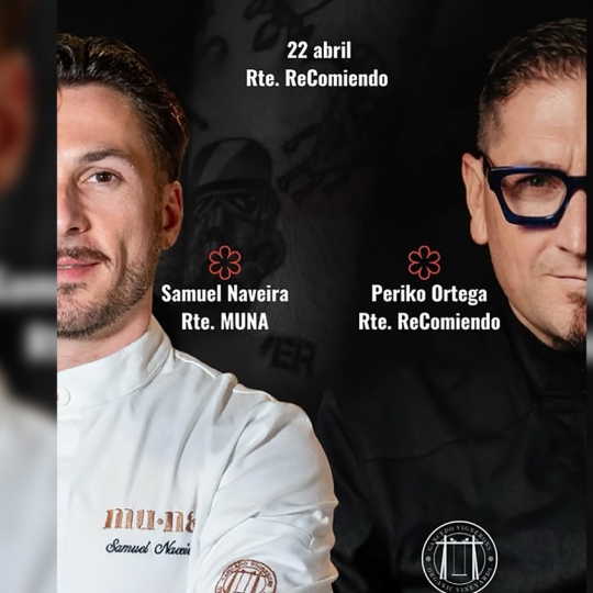 Bierzo vs Córdoba: Duelo culinario entre los chefs Samuel Naveira y Periko Ortega Bierzo vs Córdoba: Duelo culinario entre los chefs Samuel Naveira y Periko Ortega