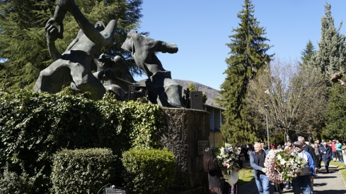 César Sánchez / ICAL. Homenaje del Ayuntamiento de Villablino, a los mineros fallecidos en el accidente de Cerredo (Asturias) César Sánchez / ICAL. Homenaje del Ayuntamiento de Villablino, a los mineros fallecidos en el accidente de Cerredo (Asturias)