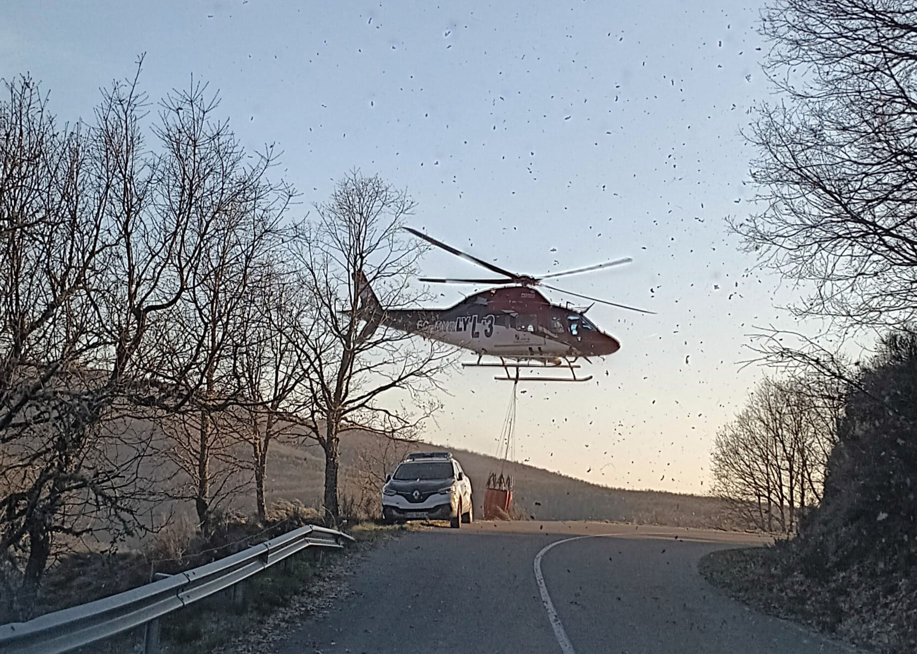 Foto archivo del incendio de Igüeña Foto archivo del incendio de Igüeña