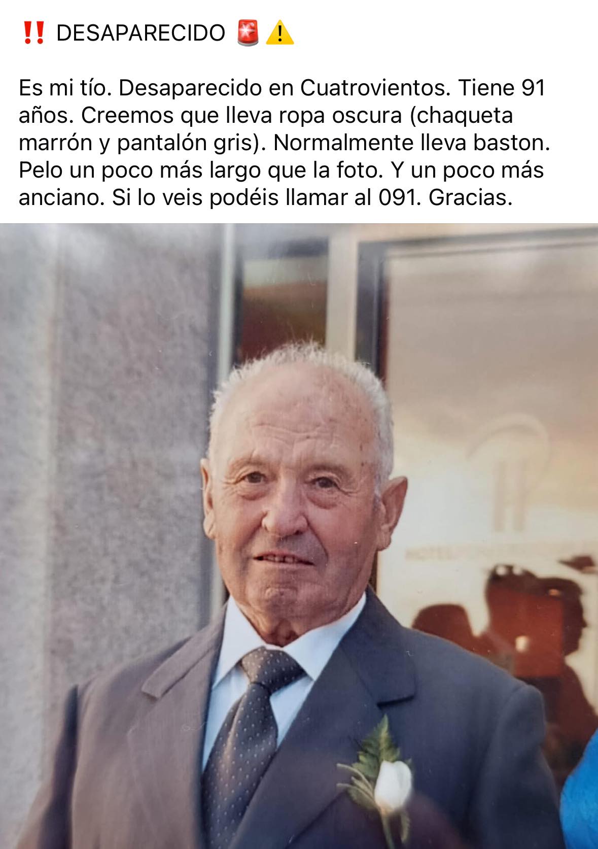 Desaparecido Cuatrovientos