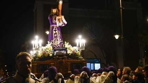 Salida de la procesión de Silencio en el Miércoles Santo de Ponferrada (54)